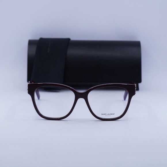 Final Price! Saint Laurent SLM33 006 Burgundy Eyeglasses...